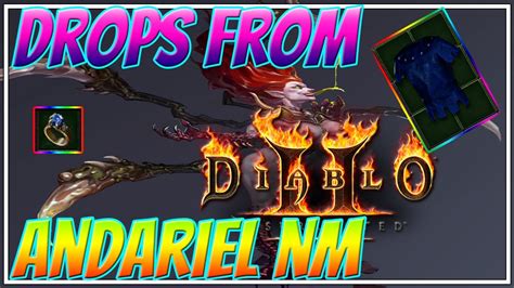 auriel build hots|d2r nightmare andariel drops.